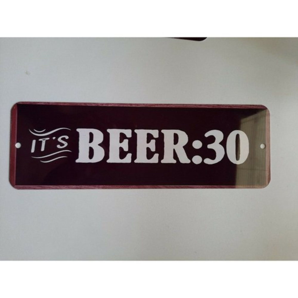 BEER 30 man cave garage 4x12 Metal Wall‎ Sign